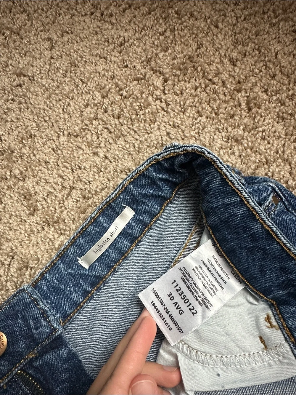Wrangler Blue Denim Jean Shorts